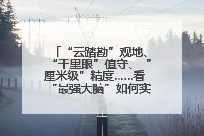 “云踏勘”观地、“千里眼”值守、“厘米级”精度……看“最强大脑”如何实现智慧治理