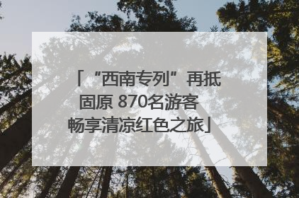 “西南专列”再抵固原 870名游客畅享清凉红色之旅