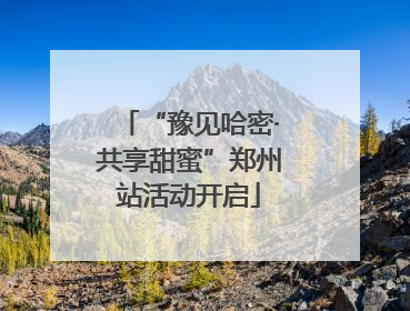 “豫见哈密·共享甜蜜”郑州站活动开启