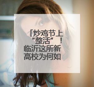 炒鸡节上“整活”！临沂这所新高校为何如此出圈