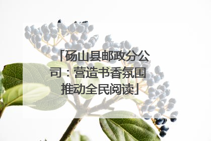 砀山县邮政分公司：营造书香氛围 推动全民阅读