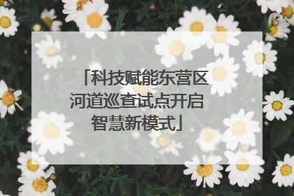 科技赋能东营区河道巡查试点开启智慧新模式