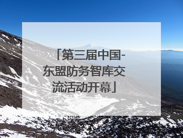 第三届中国-东盟防务智库交流活动开幕