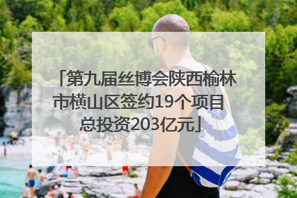 第九届丝博会陕西榆林市横山区签约19个项目 总投资203亿元