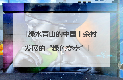 绿水青山的中国丨余村发展的“绿色变奏”
