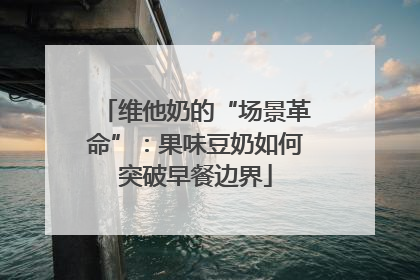 维他奶的“场景革命”：果味豆奶如何突破早餐边界