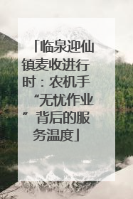 临泉迎仙镇麦收进行时：农机手“无忧作业”背后的服务温度