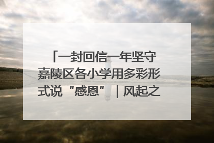 一封回信一年坚守 嘉陵区各小学用多彩形式说“感恩”｜风起之江 扶摇直上