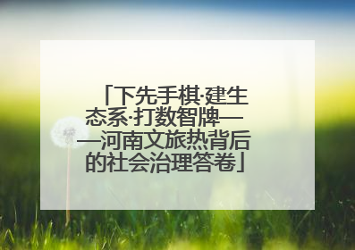 下先手棋·建生态系·打数智牌——河南文旅热背后的社会治理答卷