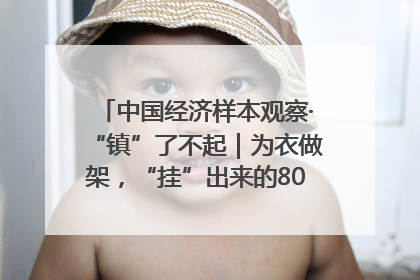 中国经济样本观察·“镇”了不起｜为衣做架，“挂”出来的80亿元“衣架产业”