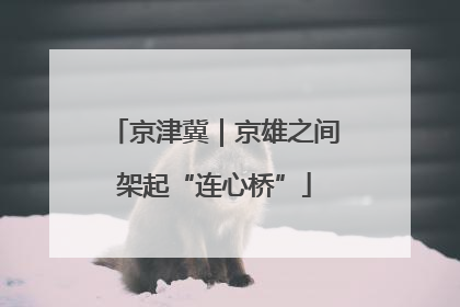 京津冀｜京雄之间架起“连心桥”