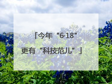 今年“6·18”更有“科技范儿”