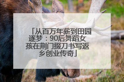 从百万年薪到田园逐梦：90后舞蹈女孩在荆门掇刀书写返乡创业传奇
