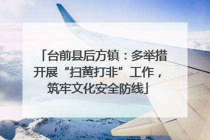 台前县后方镇：多举措开展“扫黄打非”工作，筑牢文化安全防线