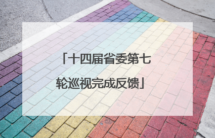 十四届省委第七轮巡视完成反馈