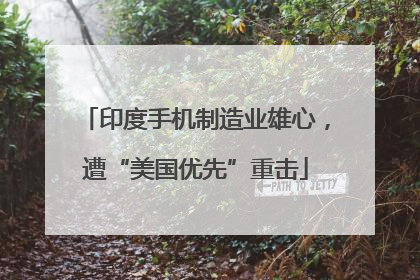 印度手机制造业雄心，遭“美国优先”重击