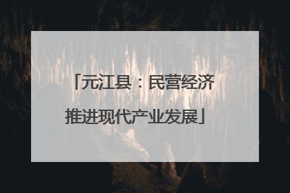 元江县：民营经济推进现代产业发展