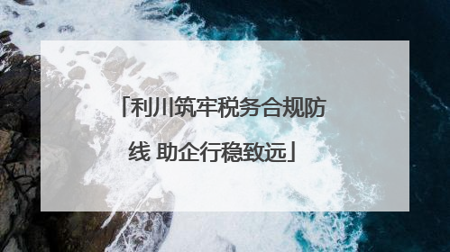 利川筑牢税务合规防线 助企行稳致远