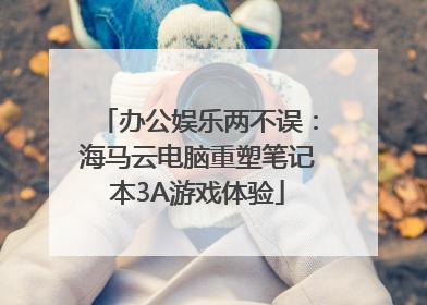 办公娱乐两不误：海马云电脑重塑笔记本3A游戏体验