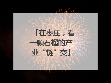 在枣庄，看一颗石榴的产业“链”变