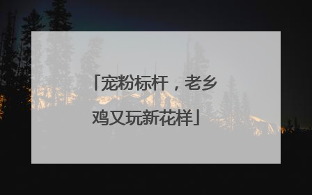 宠粉标杆，老乡鸡又玩新花样