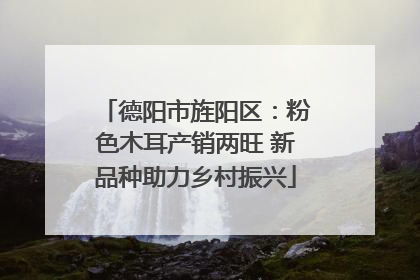 德阳市旌阳区：粉色木耳产销两旺 新品种助力乡村振兴