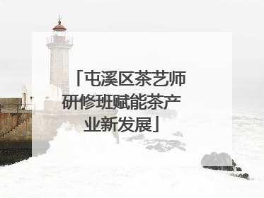 屯溪区茶艺师研修班赋能茶产业新发展