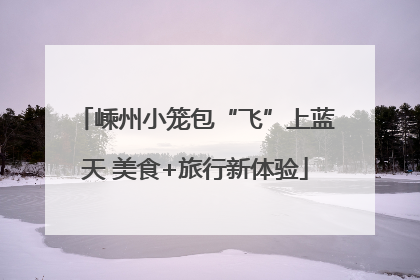 嵊州小笼包“飞”上蓝天 美食+旅行新体验