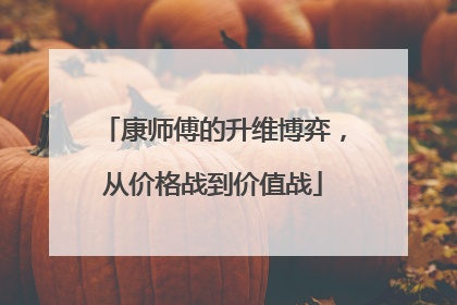 康师傅的升维博弈，从价格战到价值战