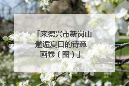 来德兴市新岗山 邂逅夏日的诗意画卷（图）
