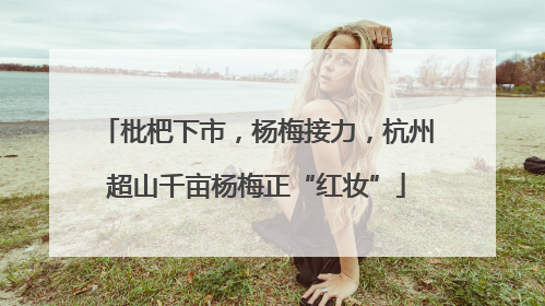 枇杷下市，杨梅接力，杭州超山千亩杨梅正“红妆”