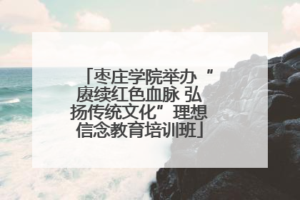 枣庄学院举办“赓续红色血脉 弘扬传统文化”理想信念教育培训班