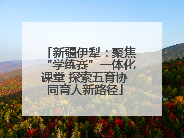 新疆伊犁：聚焦“学练赛”一体化课堂 探索五育协同育人新路径