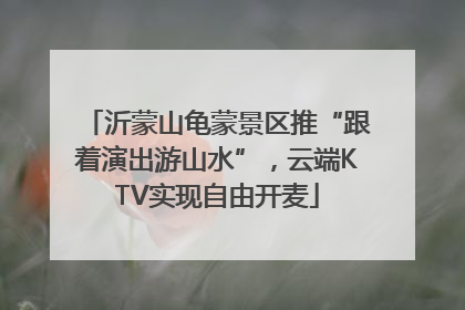 沂蒙山龟蒙景区推“跟着演出游山水”，云端KTV实现自由开麦