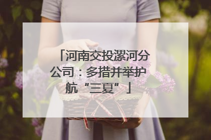 河南交投漯河分公司：多措并举护航“三夏”