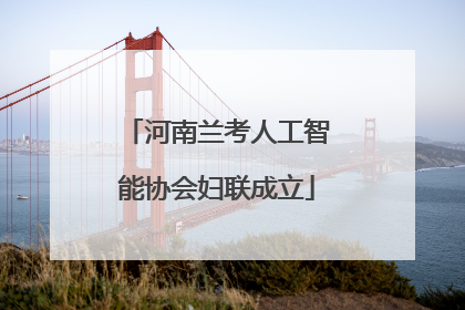 河南兰考人工智能协会妇联成立