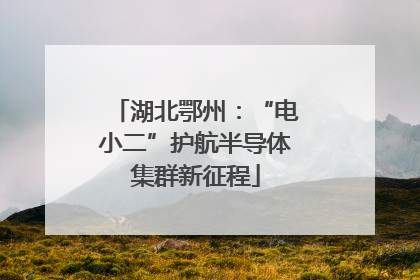 湖北鄂州：“电小二”护航半导体集群新征程