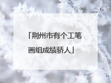 荆州市有个工笔画组成绩骄人