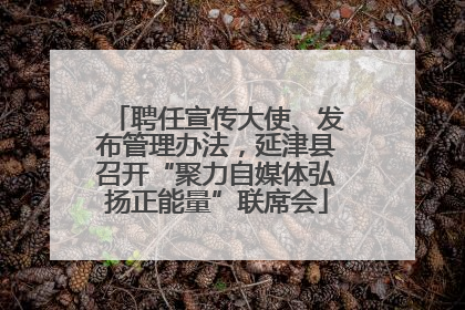聘任宣传大使、发布管理办法，延津县召开“聚力自媒体弘扬正能量”联席会
