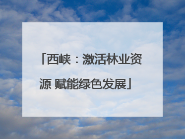 西峡：激活林业资源 赋能绿色发展