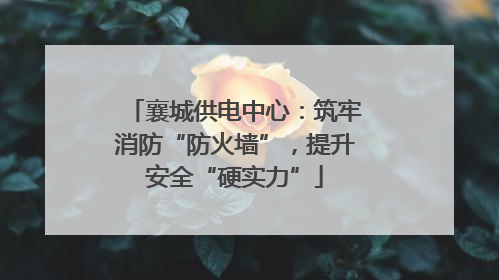 襄城供电中心：筑牢消防“防火墙”，提升安全“硬实力”
