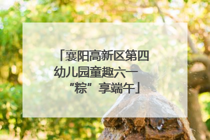 襄阳高新区第四幼儿园童趣六一 “粽”享端午
