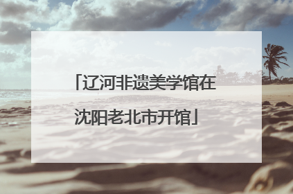 辽河非遗美学馆在沈阳老北市开馆