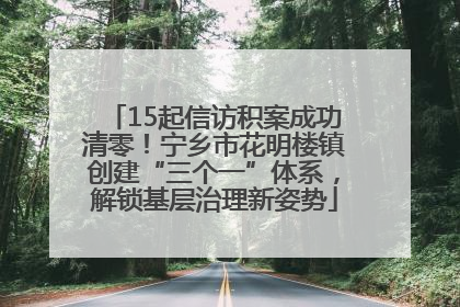 15起信访积案成功清零！宁乡市花明楼镇创建“三个一”体系，解锁基层治理新姿势